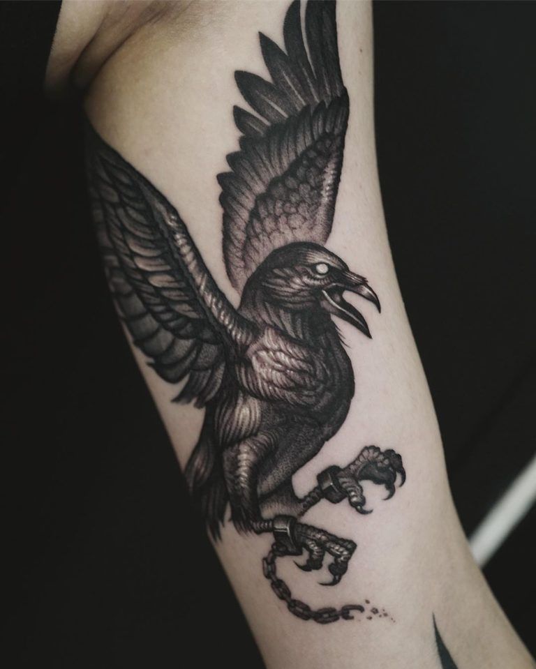 Crow Tattoos 108