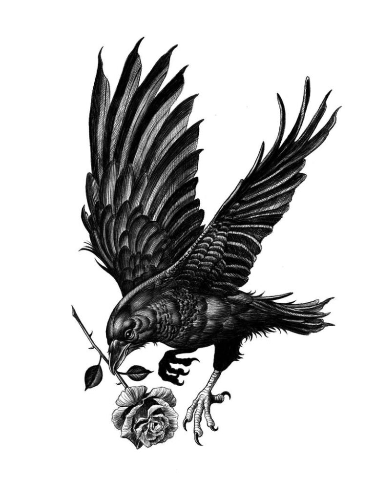 Crow Tattoos 113
