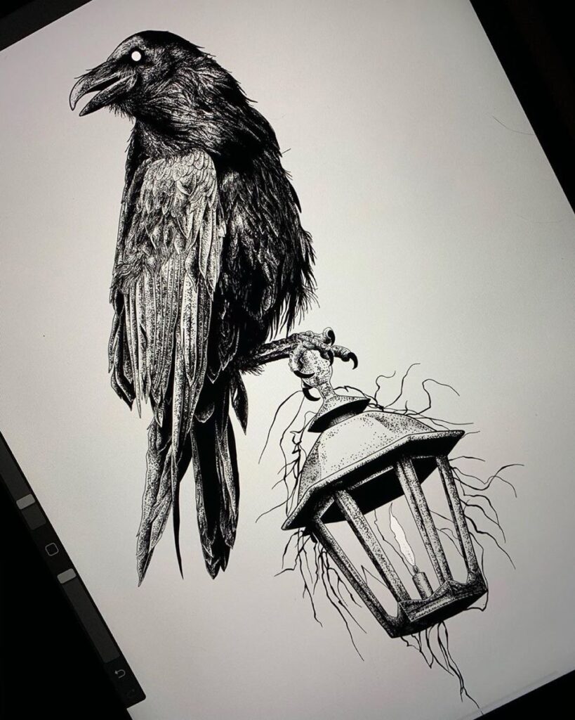 Crow Tattoos 12