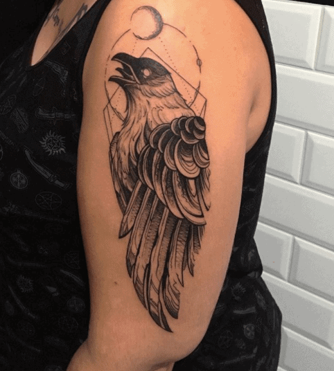 Crow Tattoos 13