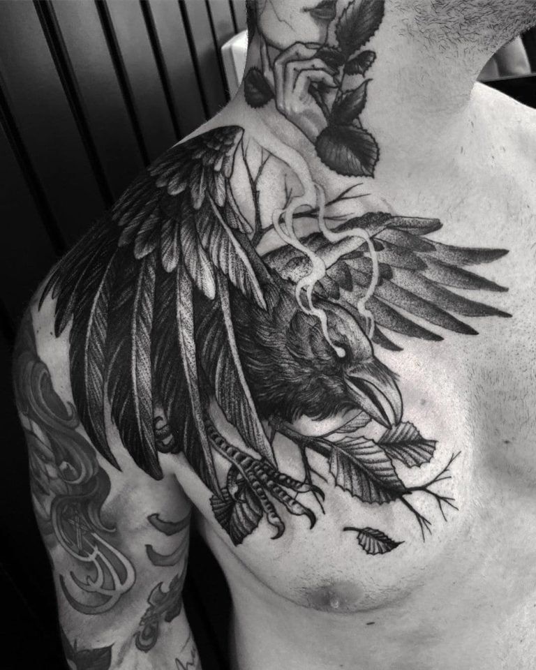 Crow Tattoos 14