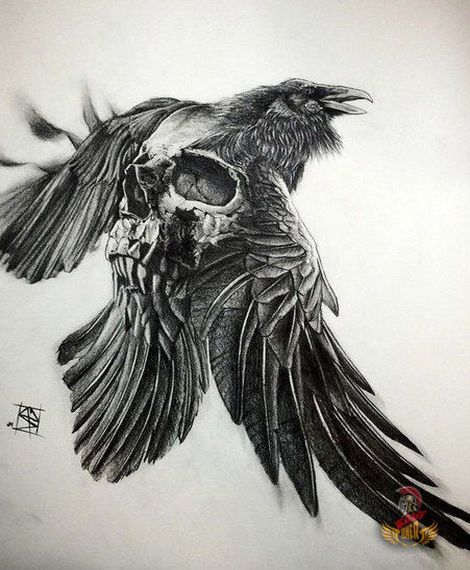 Crow Tattoos 142