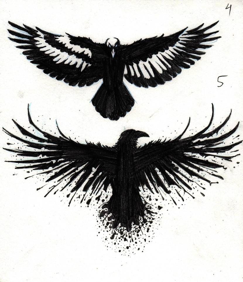 Crow Tattoos 143