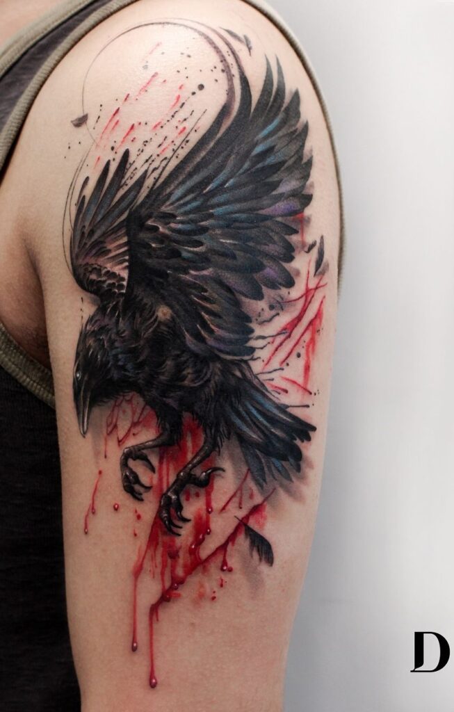 Crow Tattoos 148
