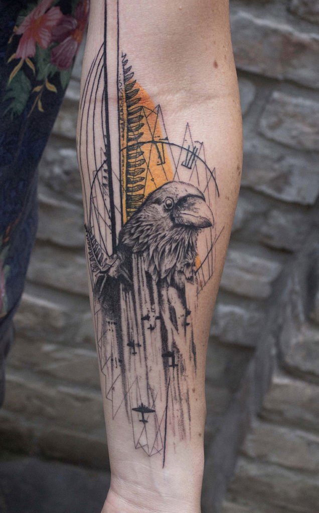 Crow Tattoos 15