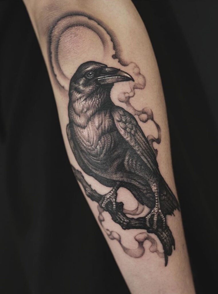 Crow Tattoos 150