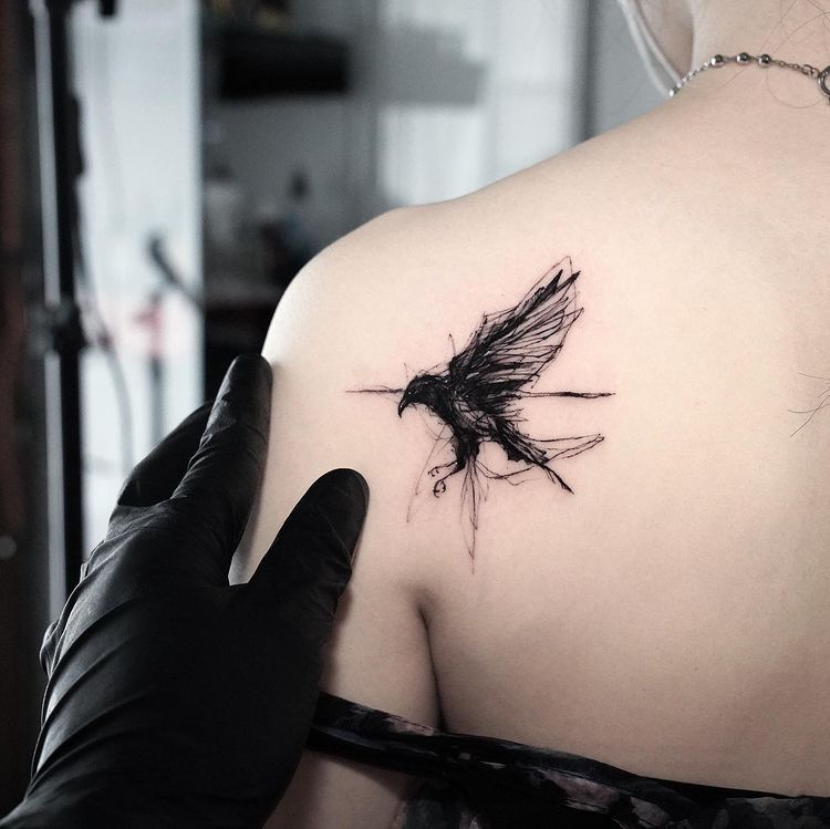 Crow Tattoos 151