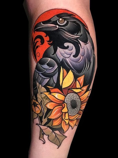 Crow Tattoos 157