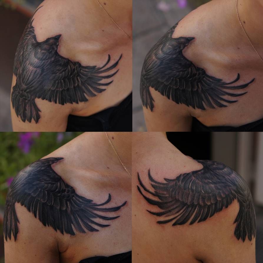 Crow Tattoos 16