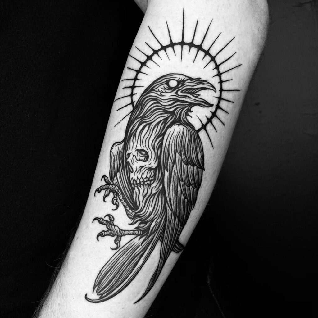 Crow Tattoos 161