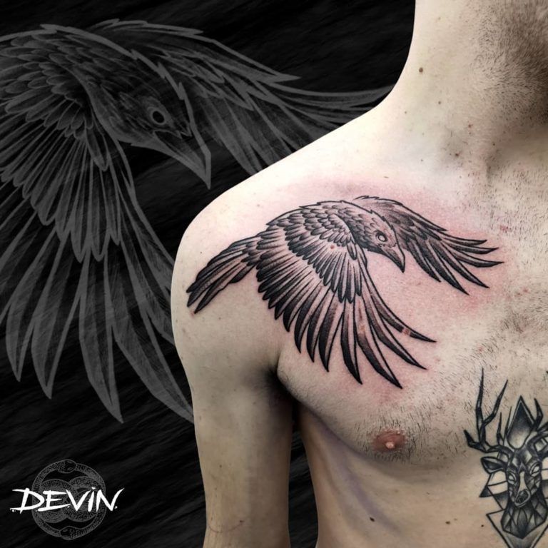 Crow Tattoos 162