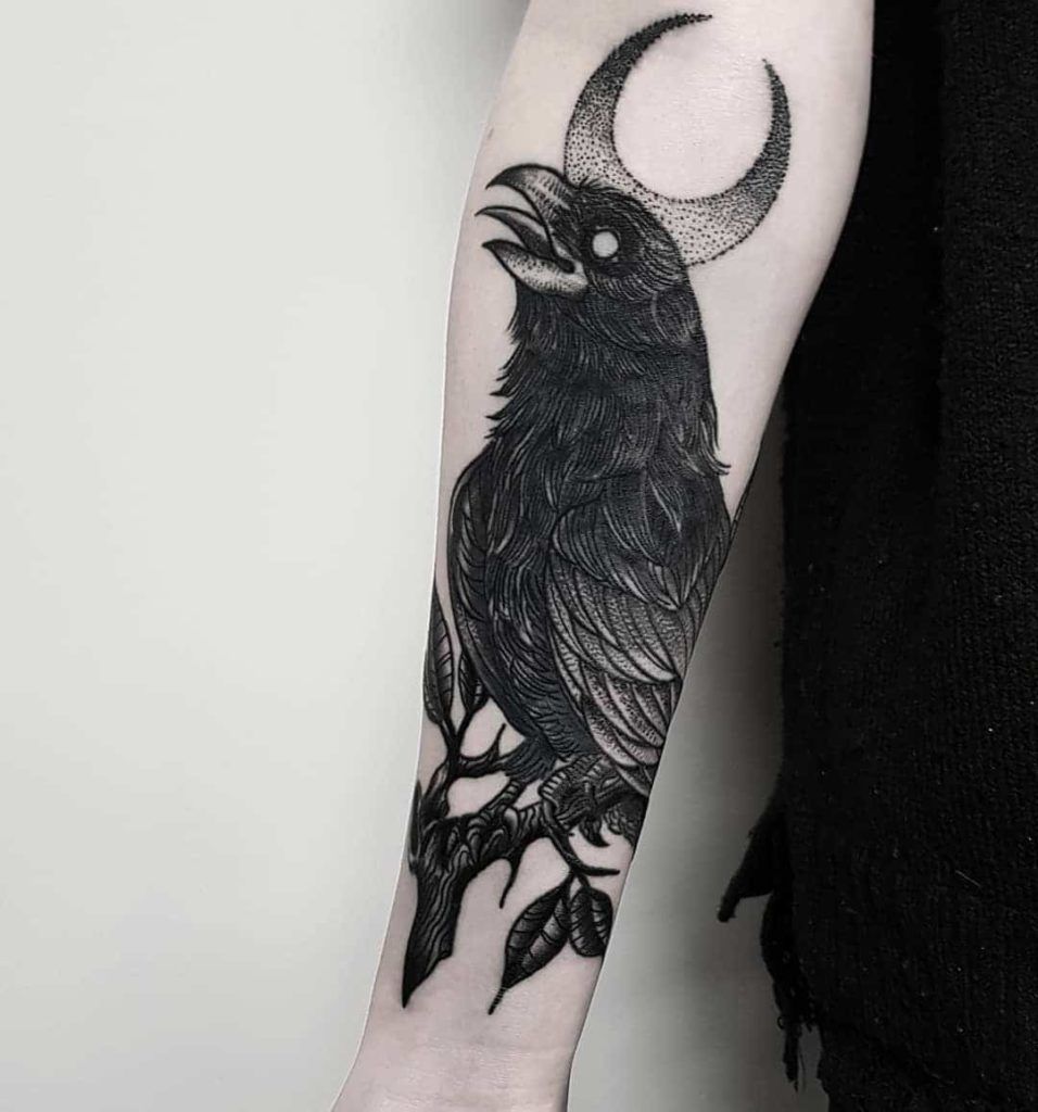 Crow Tattoos 165