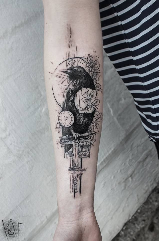 Crow Tattoos 167