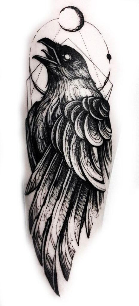 Crow Tattoos 171