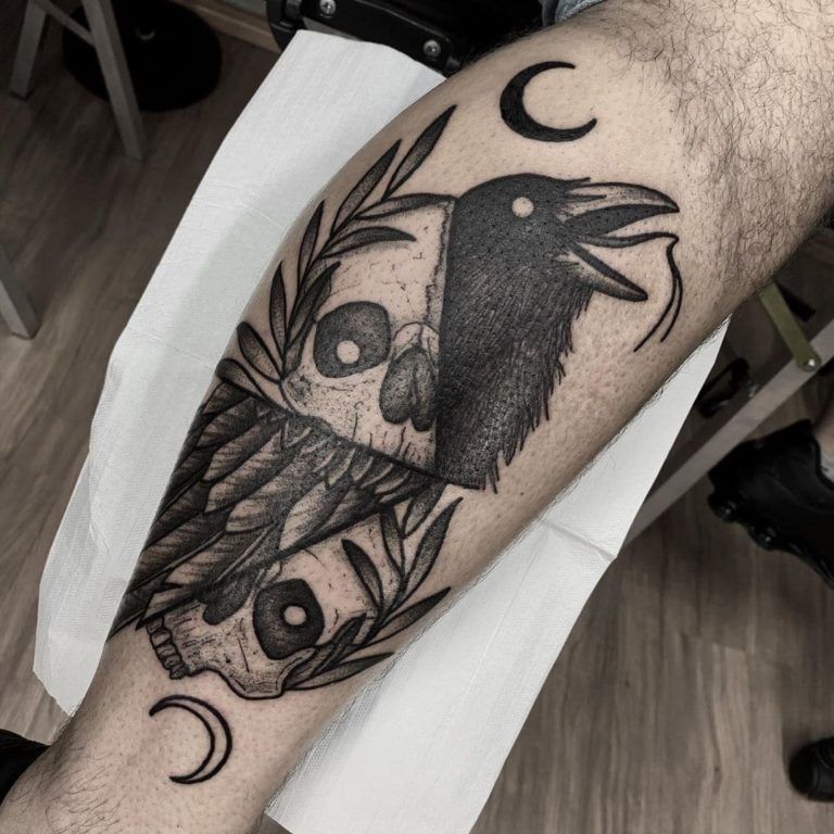 Crow Tattoos 18