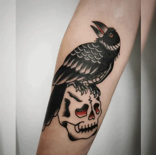 Crow Tattoos 18