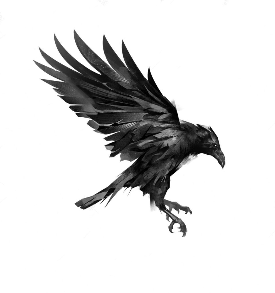 Crow Tattoos 19