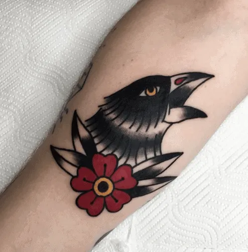 Crow Tattoos 19
