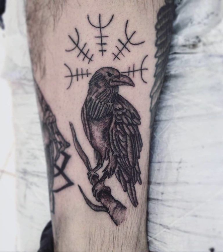 Crow Tattoos 20