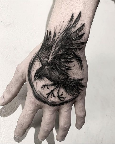 Crow Tattoos 22