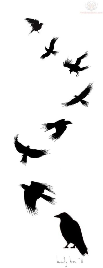 Crow Tattoos 29