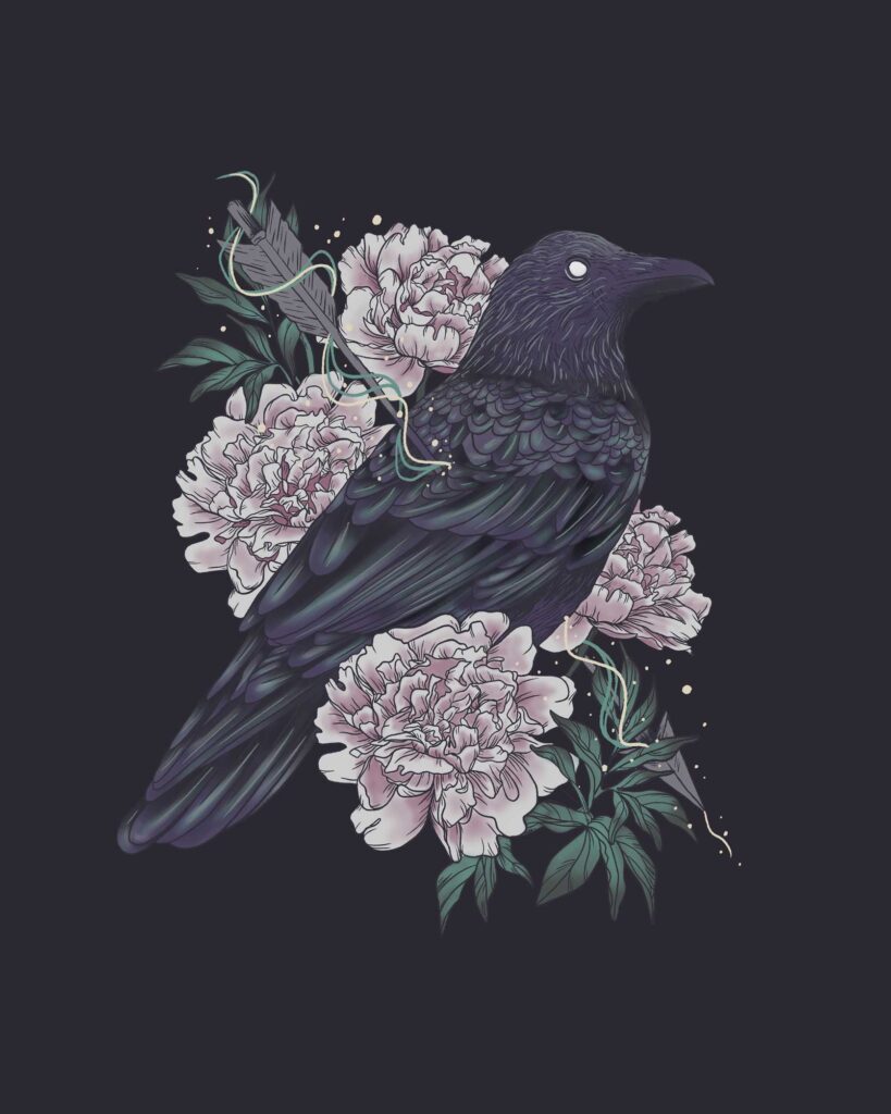 Crow Tattoos 31