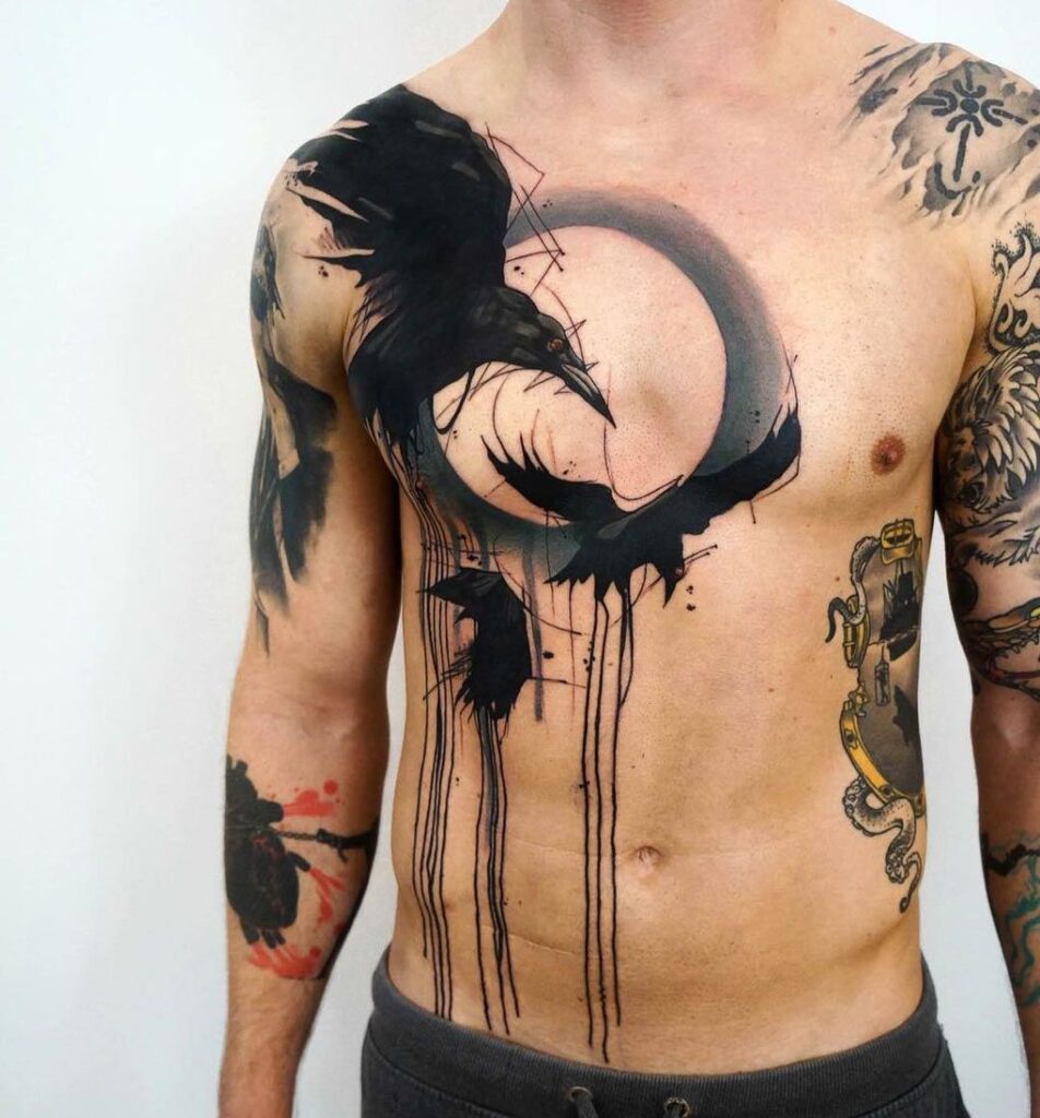 Crow Tattoos 33