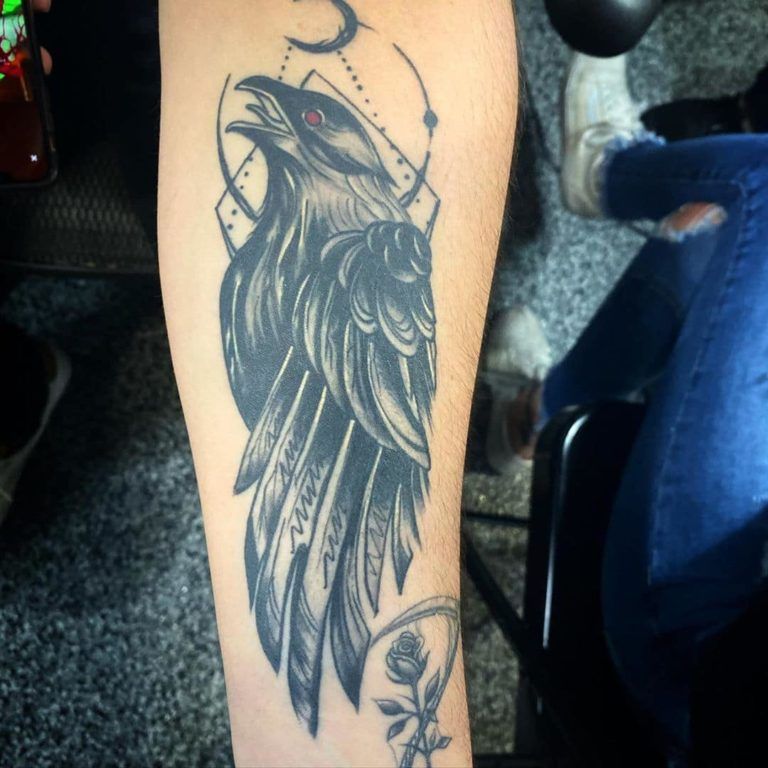 Crow Tattoos 35