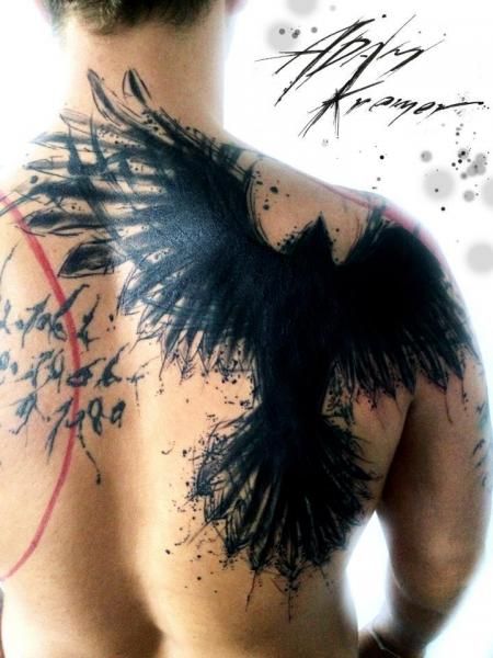 Crow Tattoos 40
