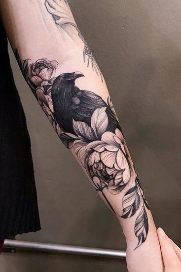 Crow Tattoos 41