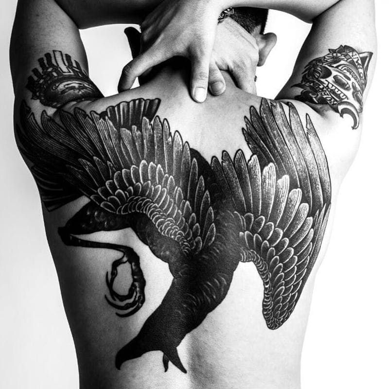 Crow Tattoos 44