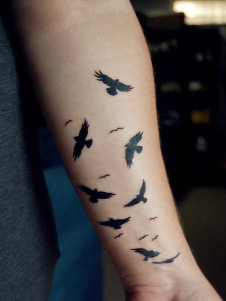 Crow Tattoos 47