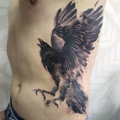 Crow Tattoos 49