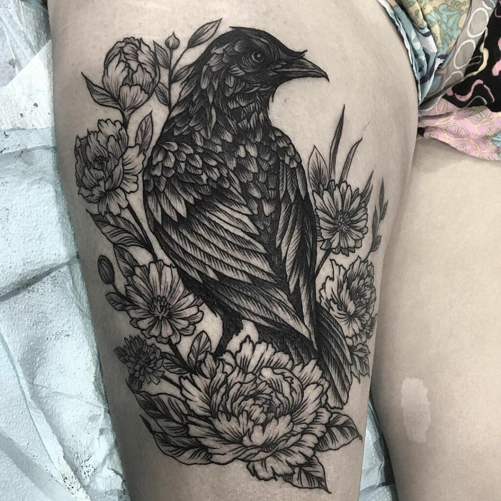 Crow Tattoos 59