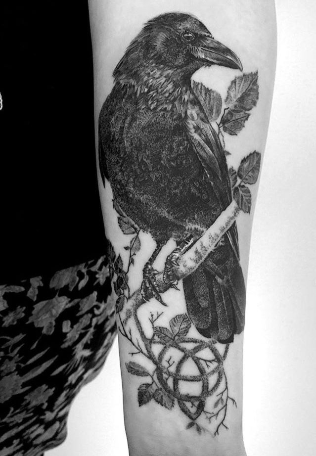 Crow Tattoos 63