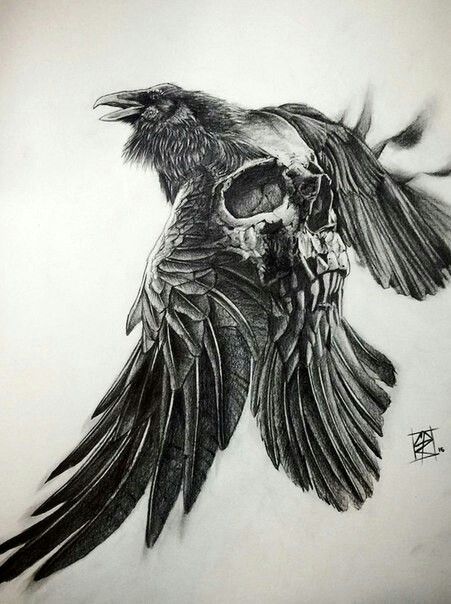 Crow Tattoos 71