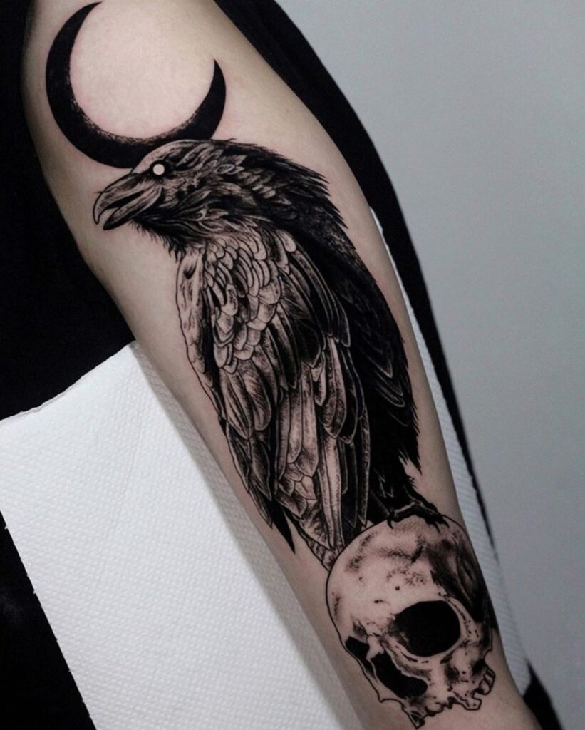 Crow Tattoos 77