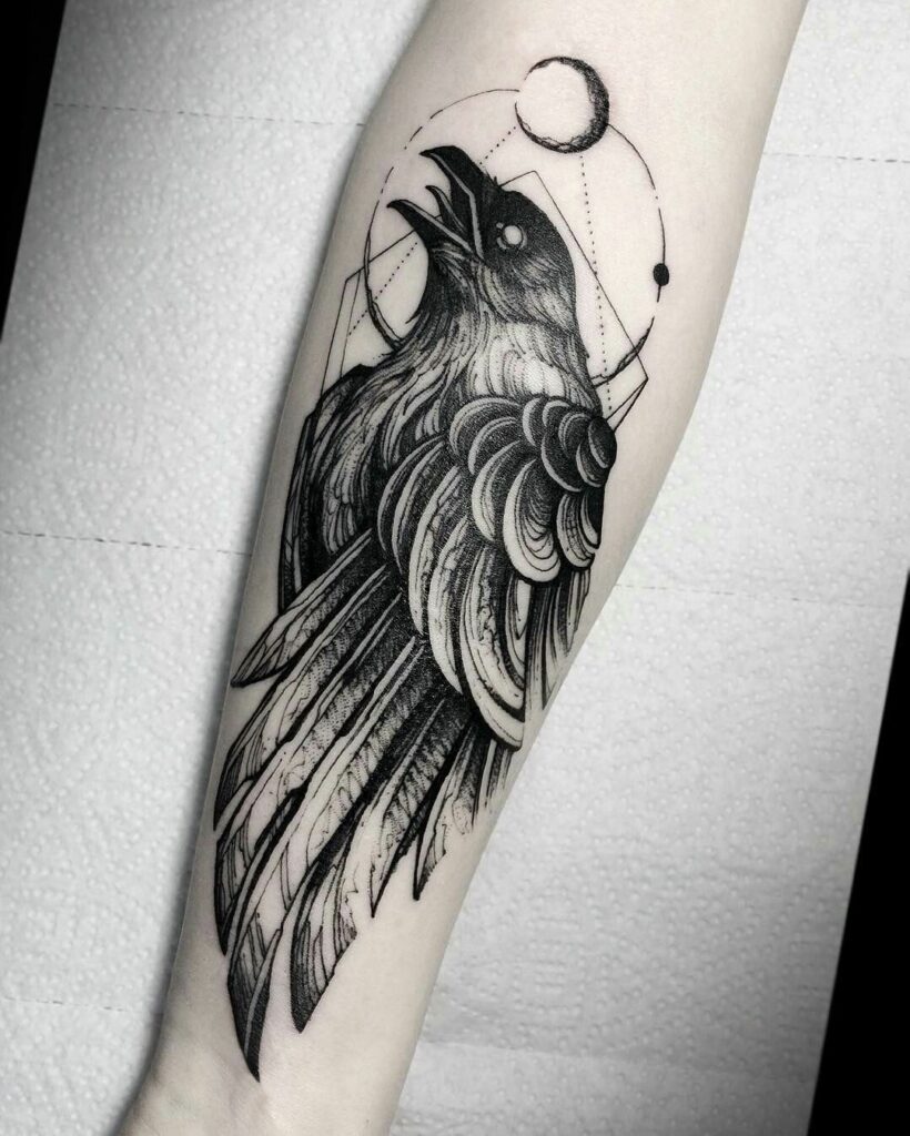 Crow Tattoos 79