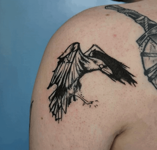 Crow Tattoos 9