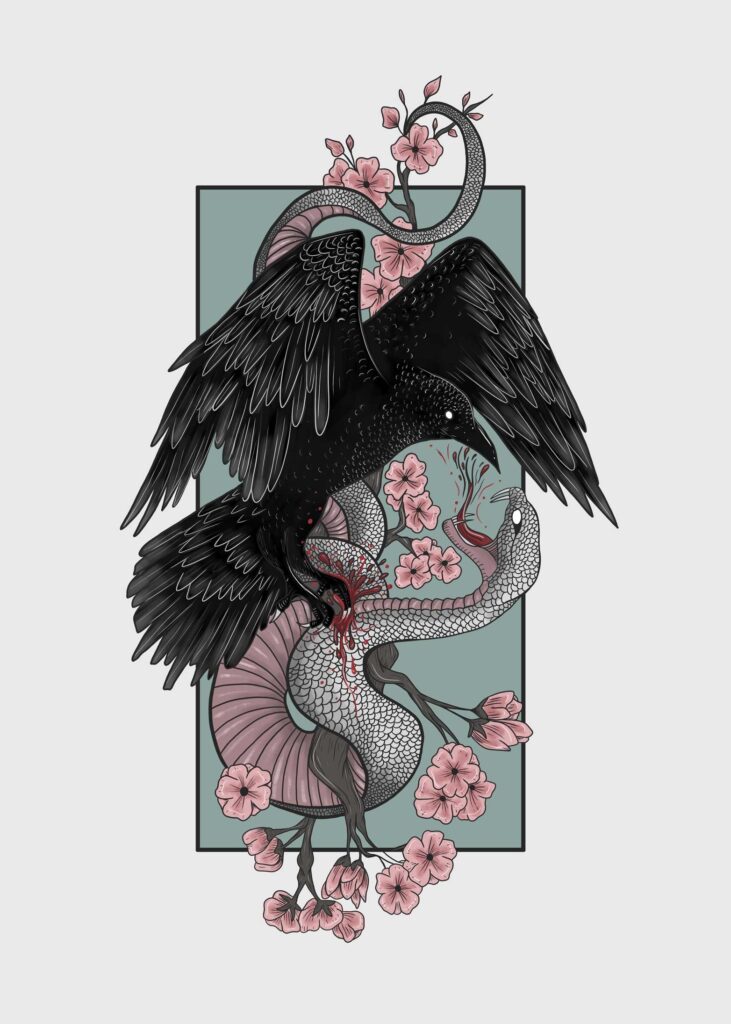 Crow Tattoos 91