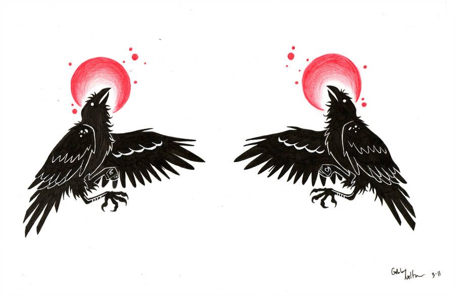 Crow Tattoos 97