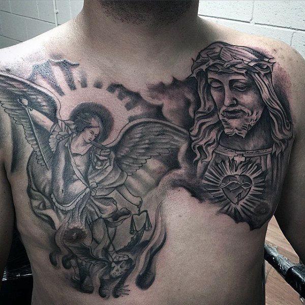 Saint Michael Tattoos 10