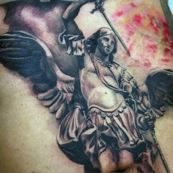 Saint Michael Tattoos 105