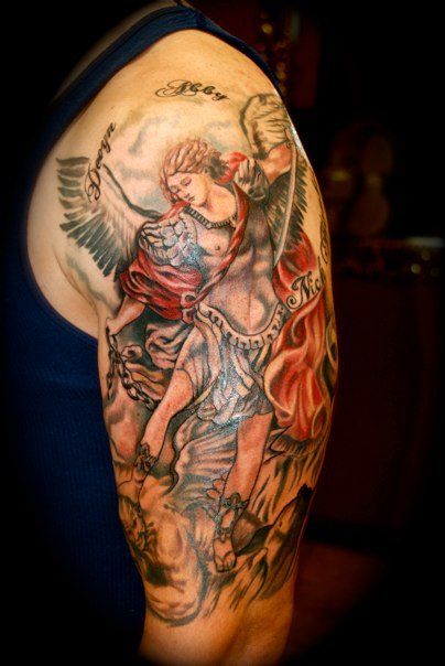 Saint Michael Tattoos 115