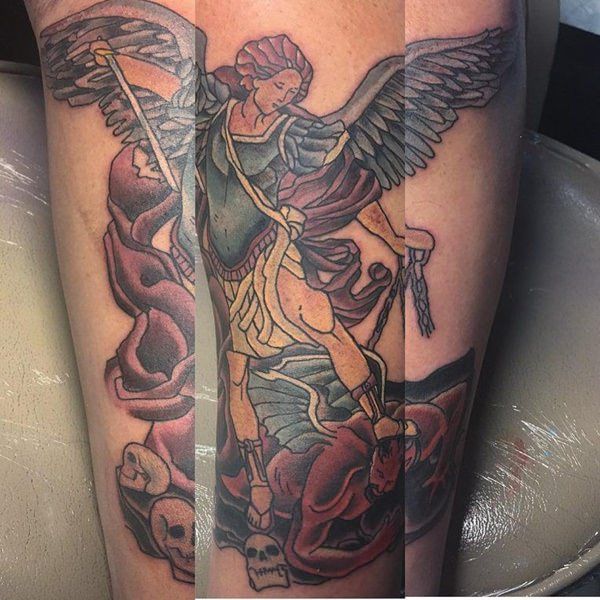 Saint Michael Tattoos 126