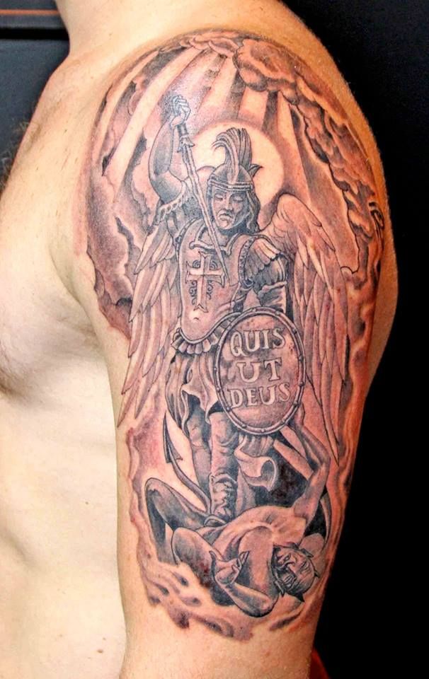 Saint Michael Tattoos 127