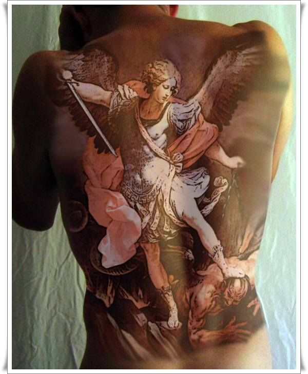Saint Michael Tattoos 146