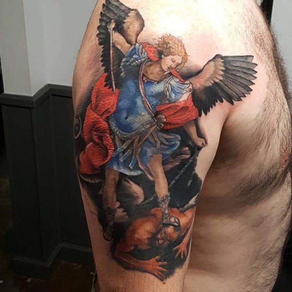 Saint Michael Tattoos 153