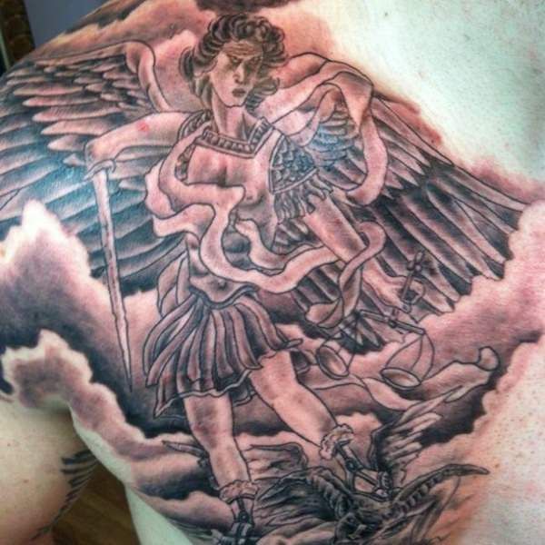 Saint Michael Tattoos 159