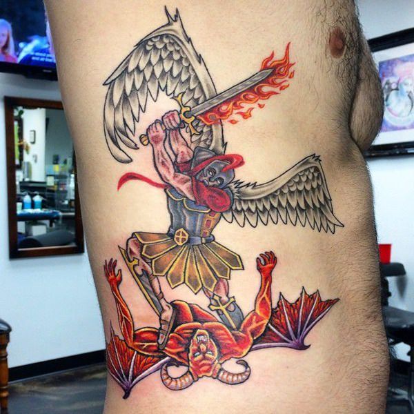 Saint Michael Tattoos 167